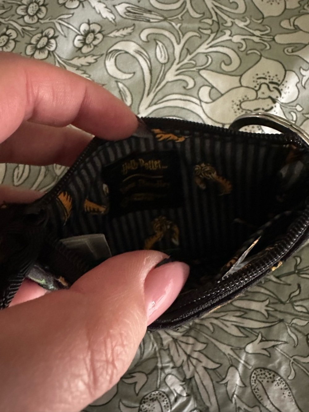 Vera Bradley Black Harry Potter Phoenix Key Pouch - Picture 4 of 4